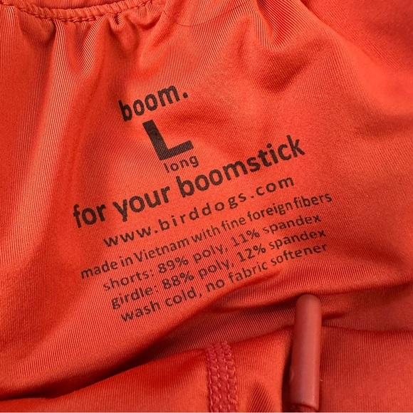 Bird Dogs Shorts Men’s Size Large Long Gray Orange Blue Boom for Your Boomstick‎ - Picture 5 of 7